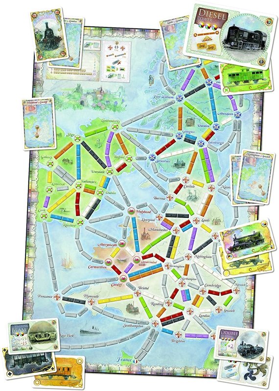 Days of Wonder Ticket to Ride Game Expansion: United Kingdom Map #5