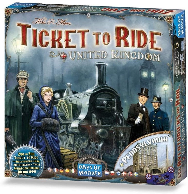 Days of Wonder Ticket to Ride Game Expansion: United Kingdom Map #5