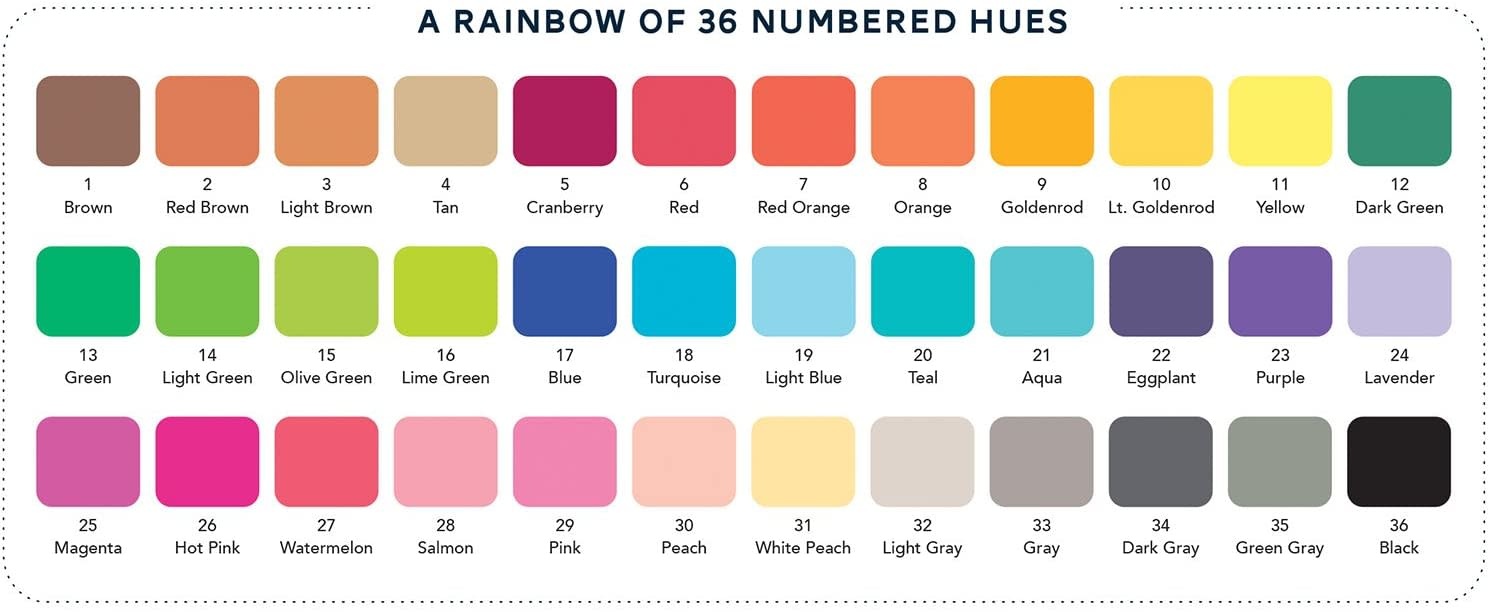 Mindware Colored Pencils Color by Number Tin