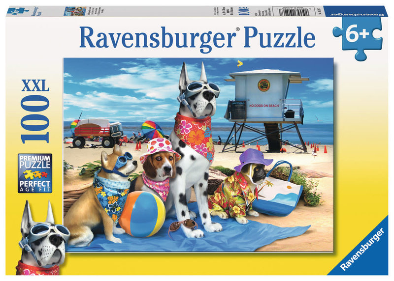 Ravensburger Ravensburger Puzzle 100pc No Dogs on the Beach