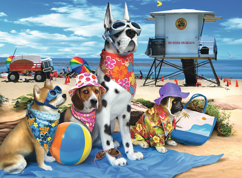 Ravensburger Ravensburger Puzzle 100pc No Dogs on the Beach
