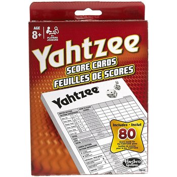 Hasbro Yahtzee Score Cards