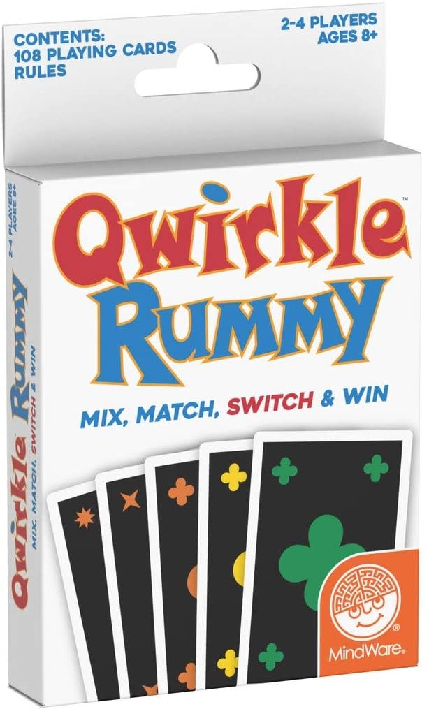 Mindware Qwirkle Rummy Card Game