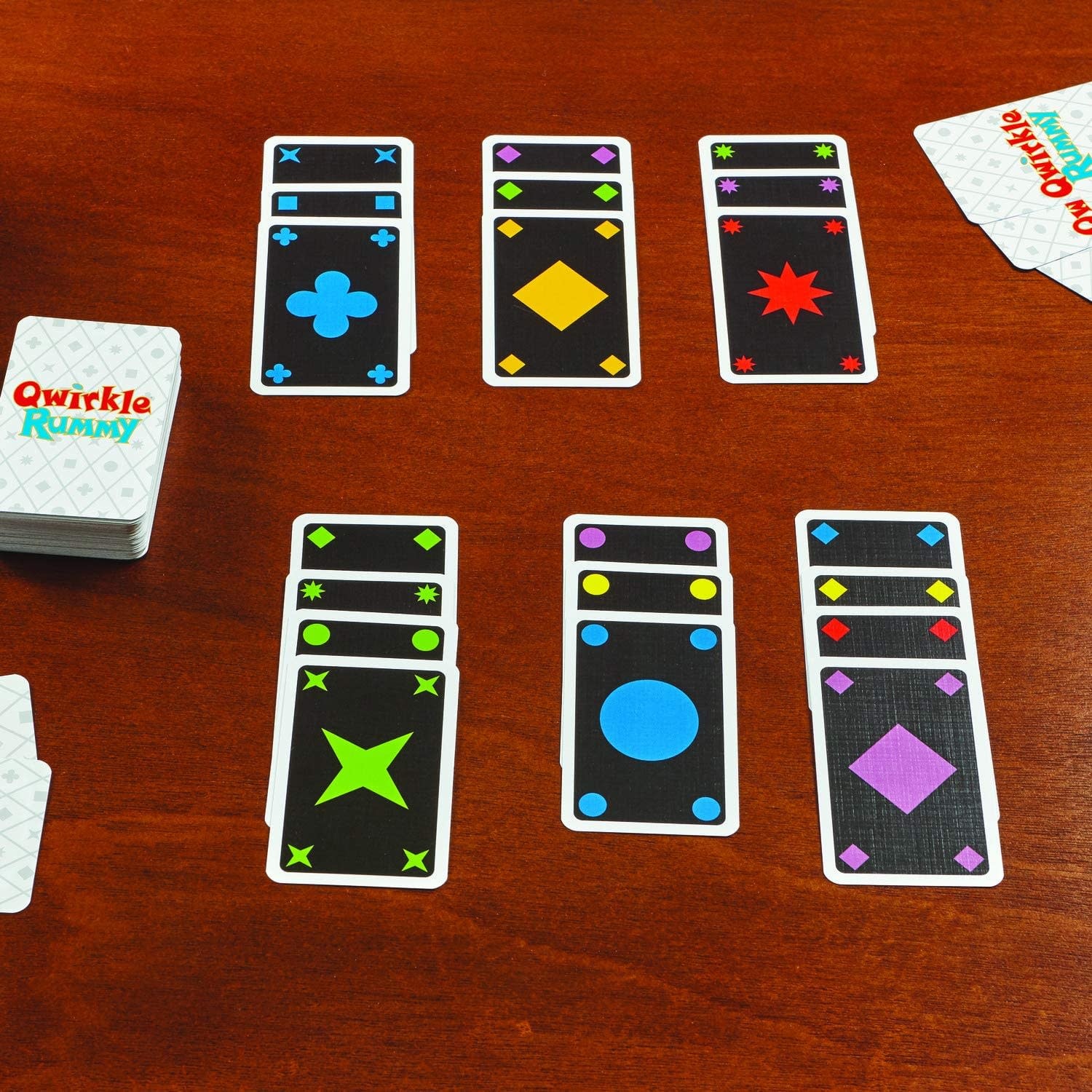 Mindware Qwirkle Rummy Card Game