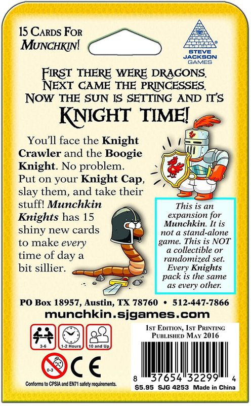 Munchkin Game Expansion Knights