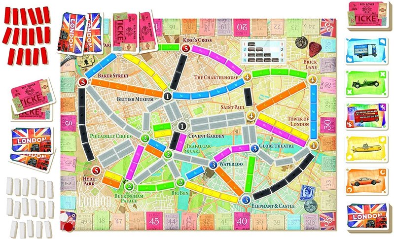 Days of Wonder Ticket to Ride Game: London