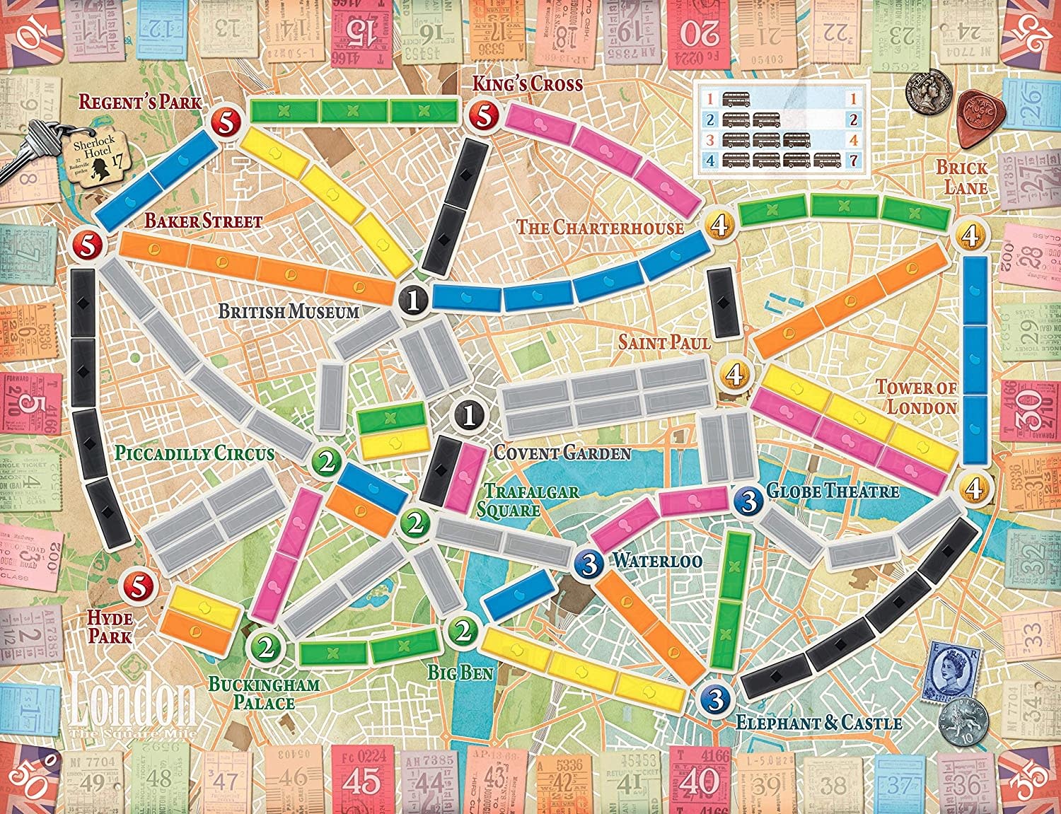 Days of Wonder Ticket to Ride Game: London