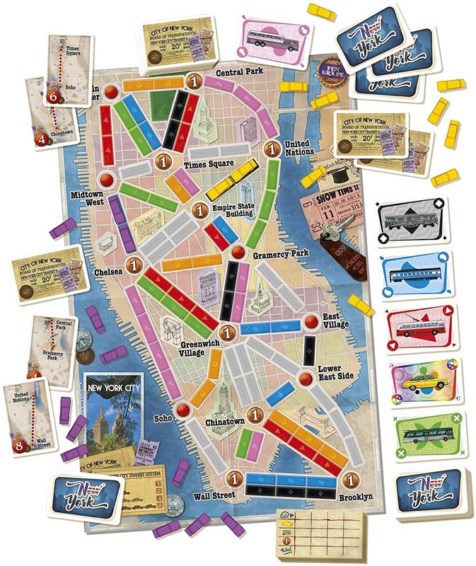 Days of Wonder Ticket to Ride Game: New York