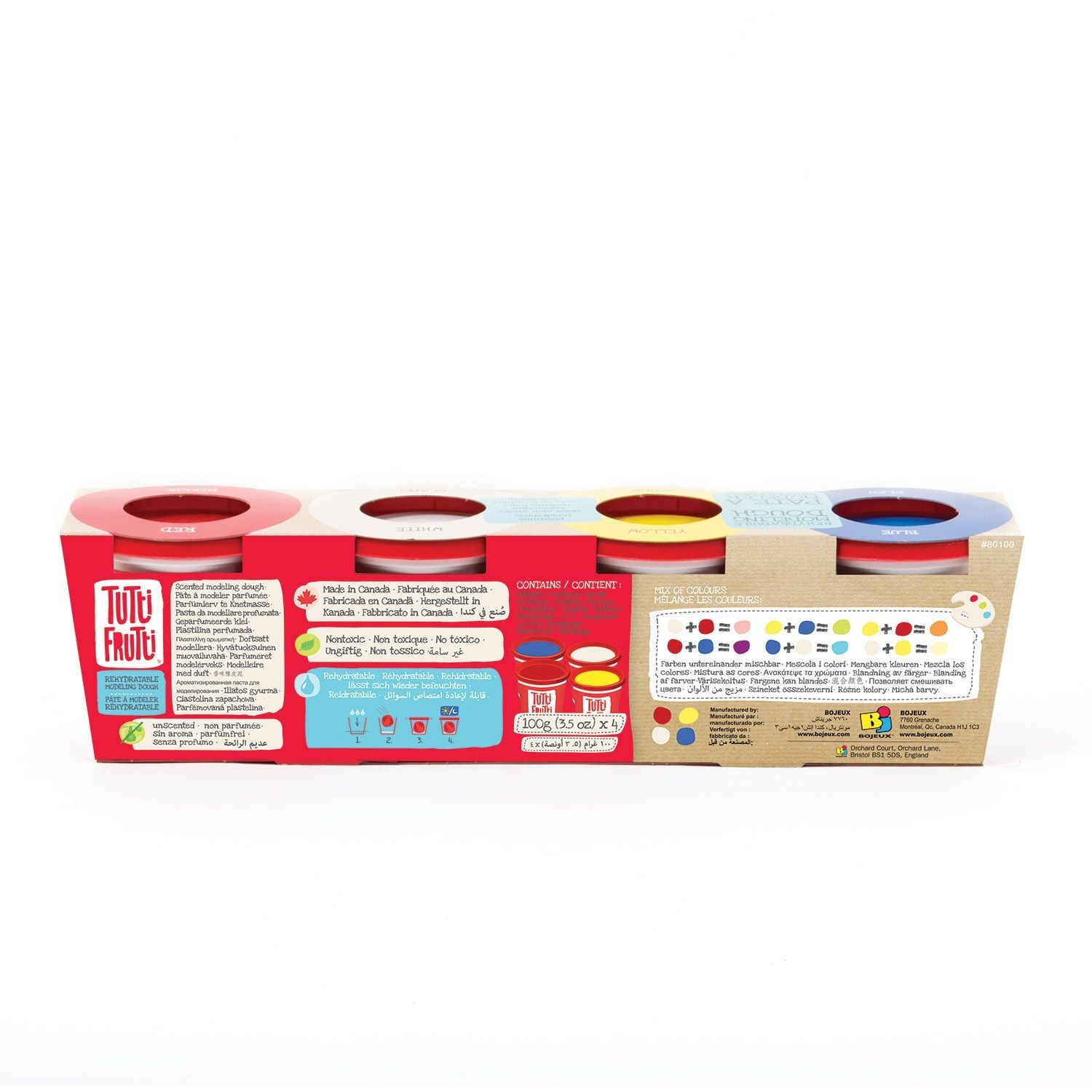 Tutti Frutti Tutti Frutti Modelling Dough Unscented 4's