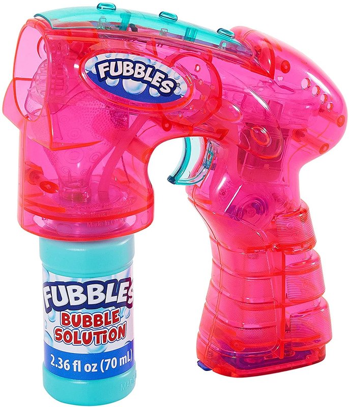 Little Kids Fubbles Bubbles Light-UP Bubble Blaster
