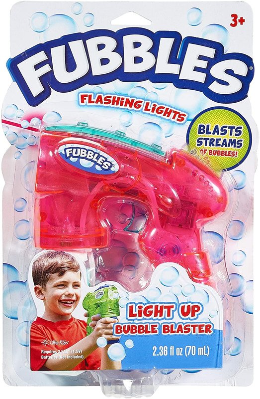 Little Kids Fubbles Bubbles Light-UP Bubble Blaster