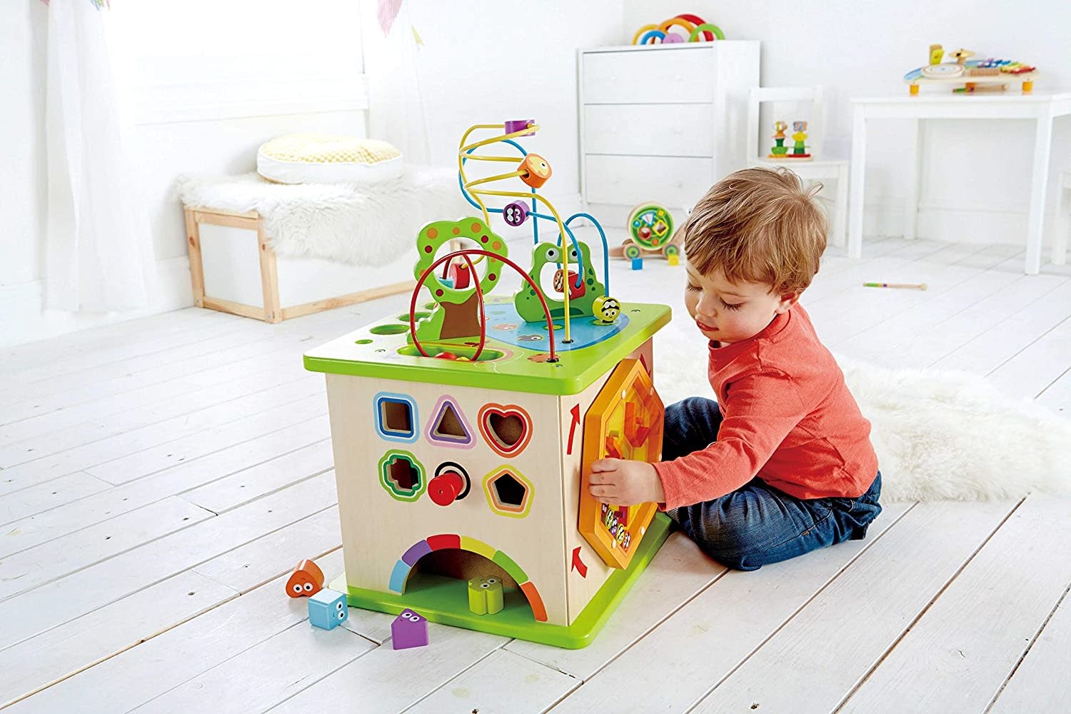 Hape Toys Hape Totally Amazing Country Critters Play Cube