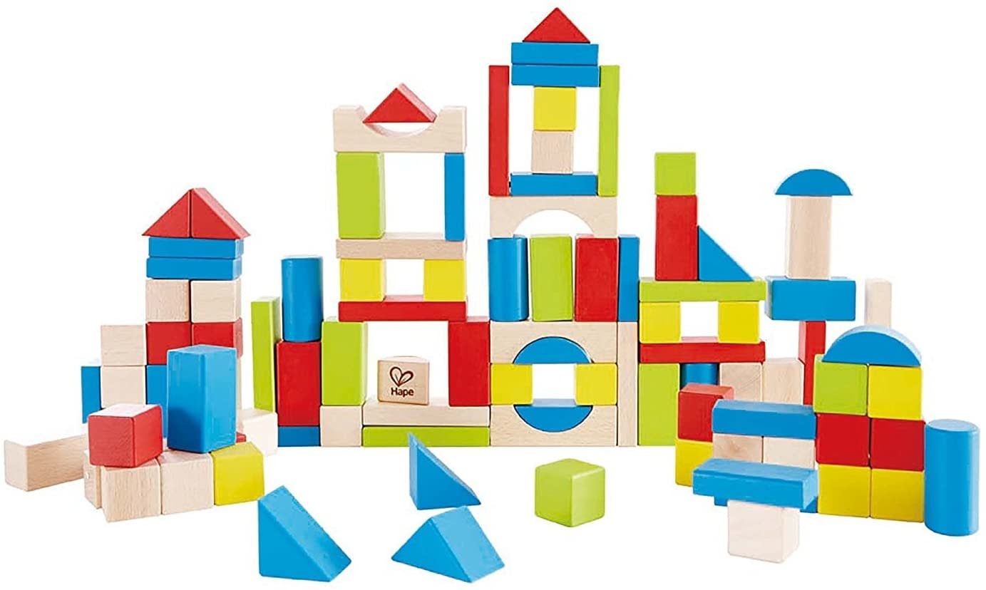 Hape Toys Hape Wood Blocks Up and Away 100pc