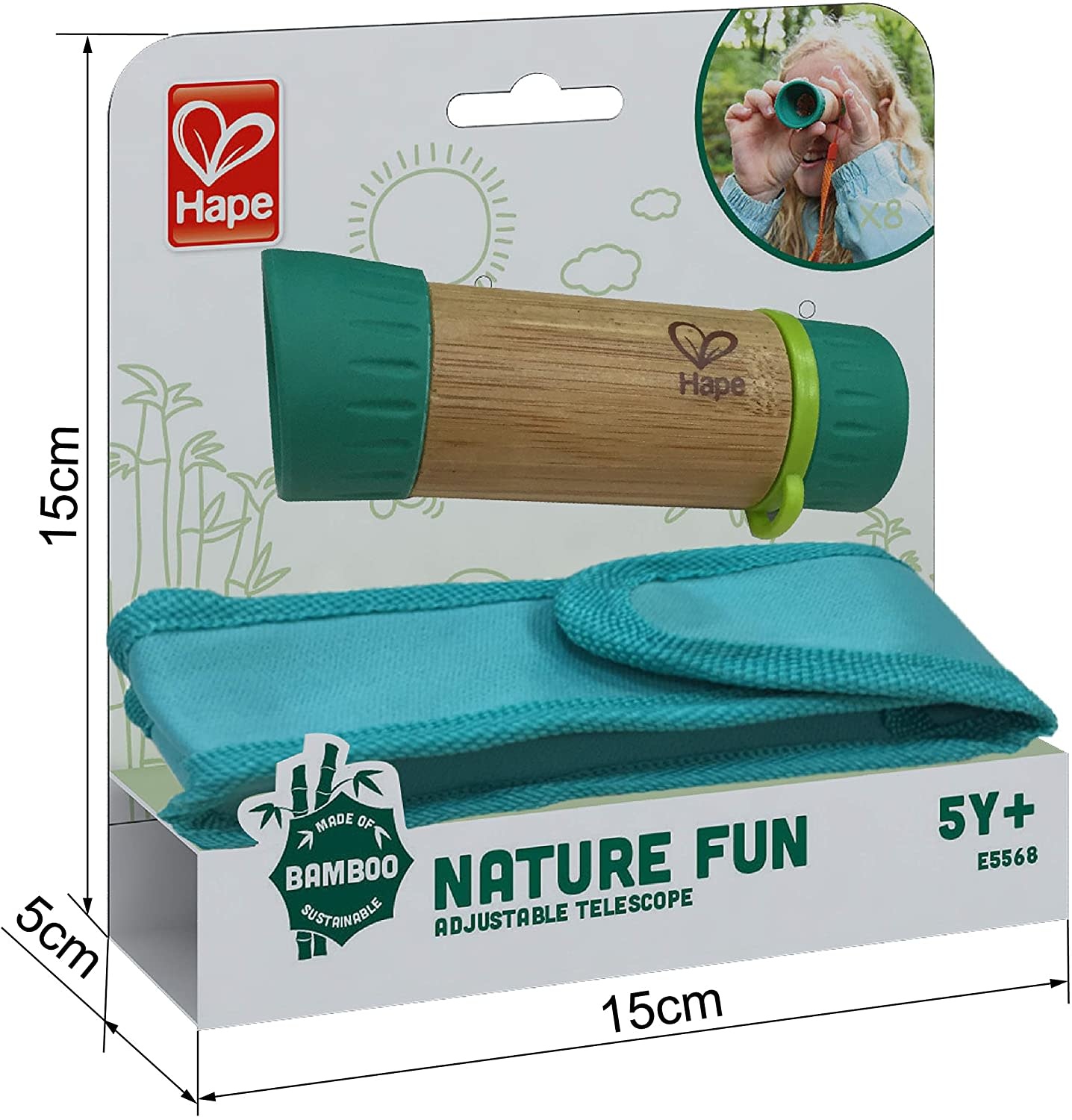 Hape Toys Hape Outdoor Adjustable Telescope