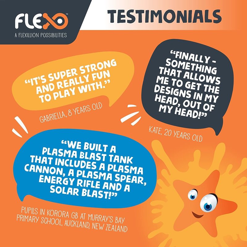 Flexo Free Play Inventor Set Brights