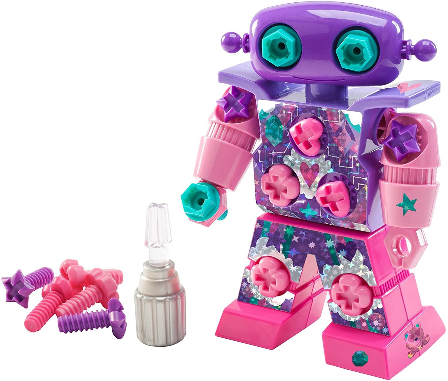 Learning Resources EI  Design & Drill Sparkle Bot Pink