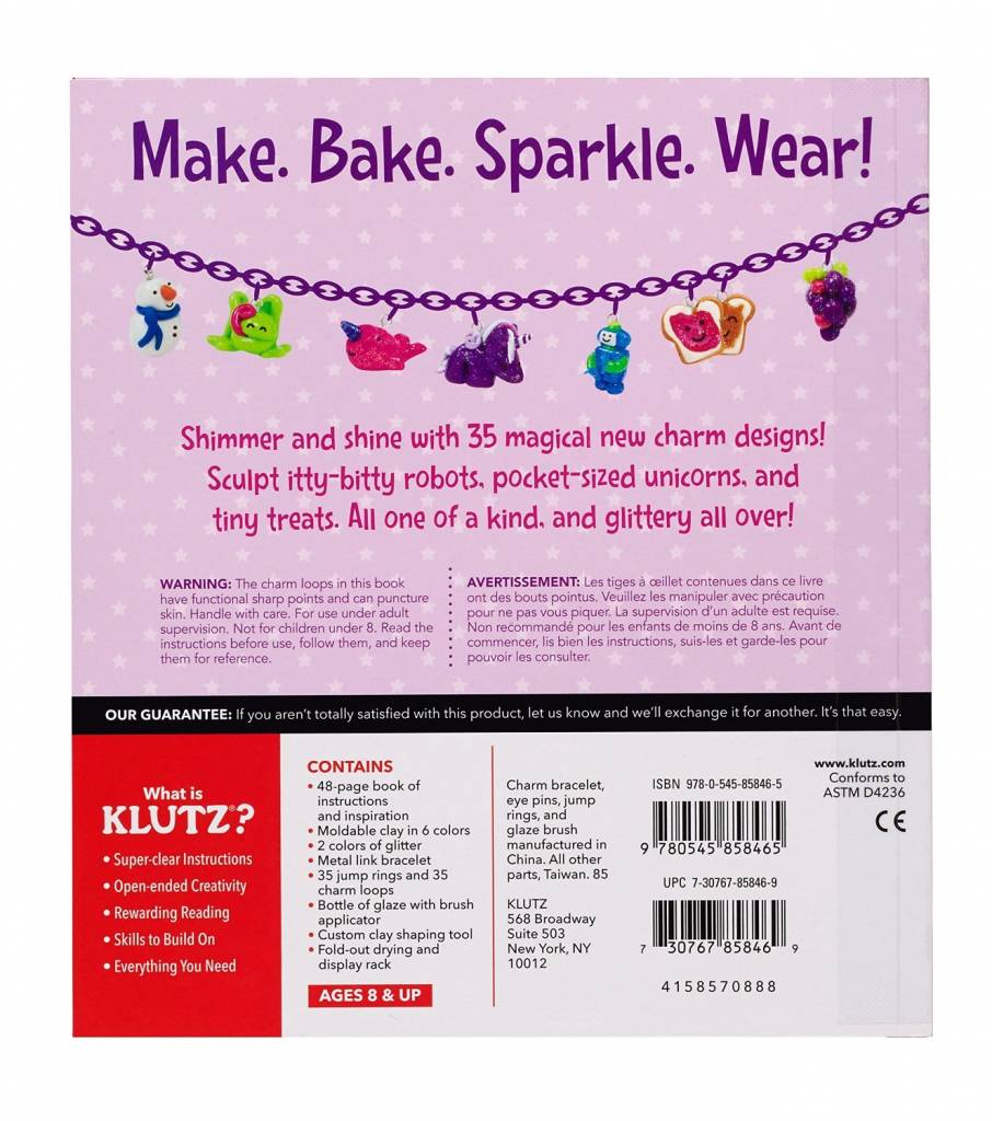 Klutz Klutz Book Glitter Clay Charms