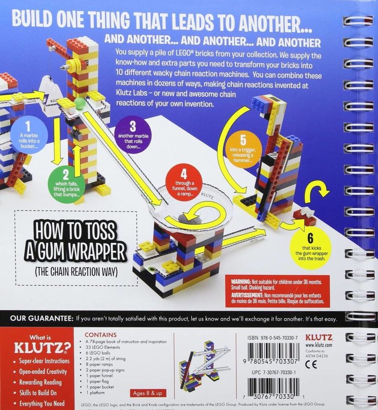 Klutz Book Lego Chain Reactions
