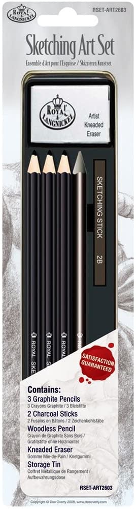 Royal & Langnickel Mini Tin Sketching Pencils