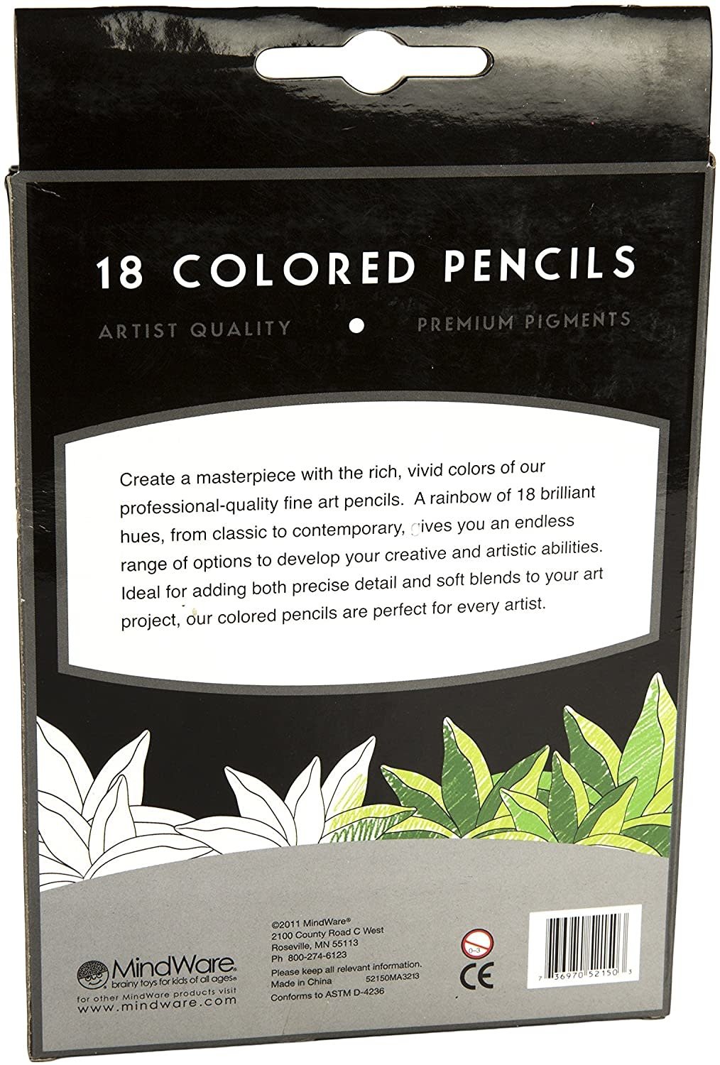 MindWare's Colored Pencils: Set of 18