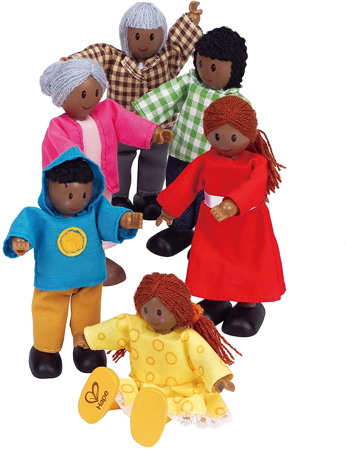 Hape Toys Hape Doll Happy Family African American