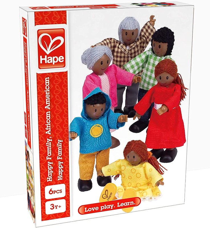 Hape Toys Hape Doll Happy Family African American