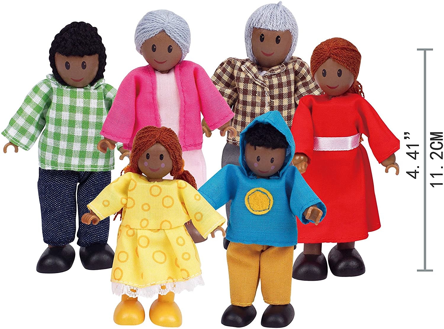 Hape Toys Hape Doll Happy Family African American