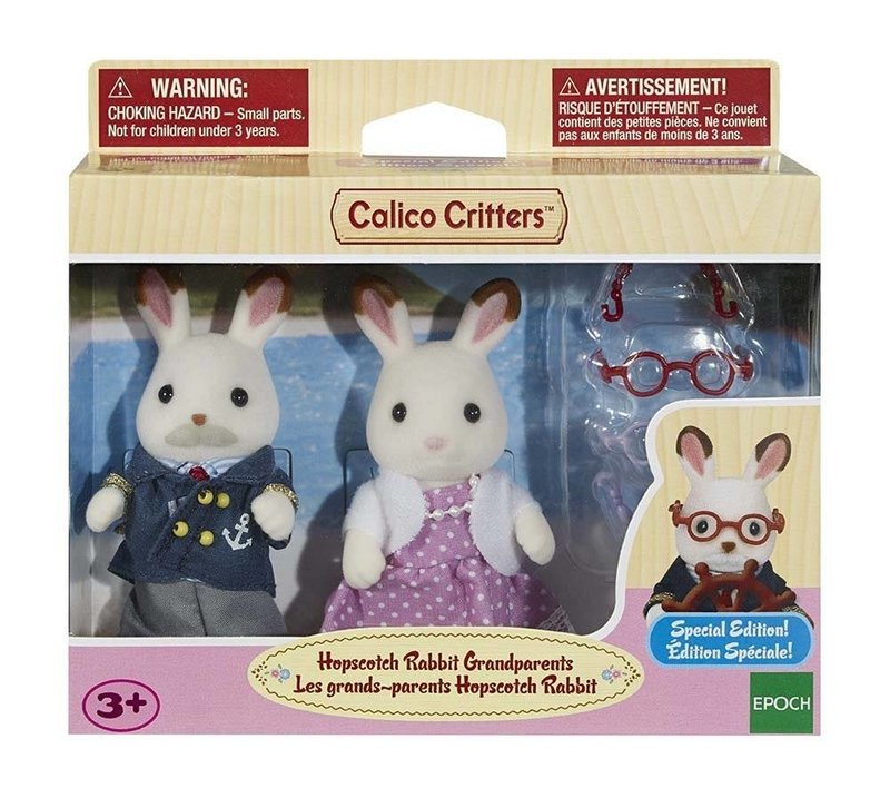 Calico Critters Calico Critters Set Chocolate Rabbit Grandparents
