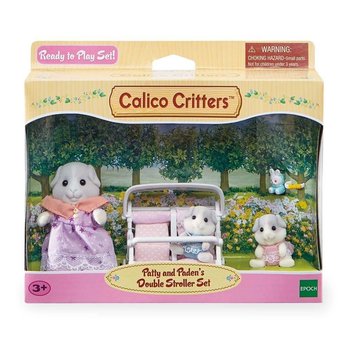 Calico Critters Calico Critters Set Patty & Paden's Double Stroller