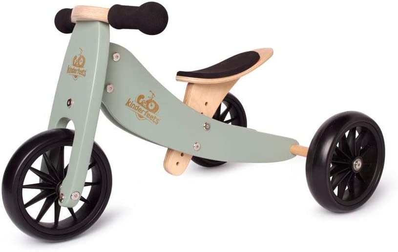 Kinderfeets Kinderfeets Tiny Tots Convertible Balance Bike Sage