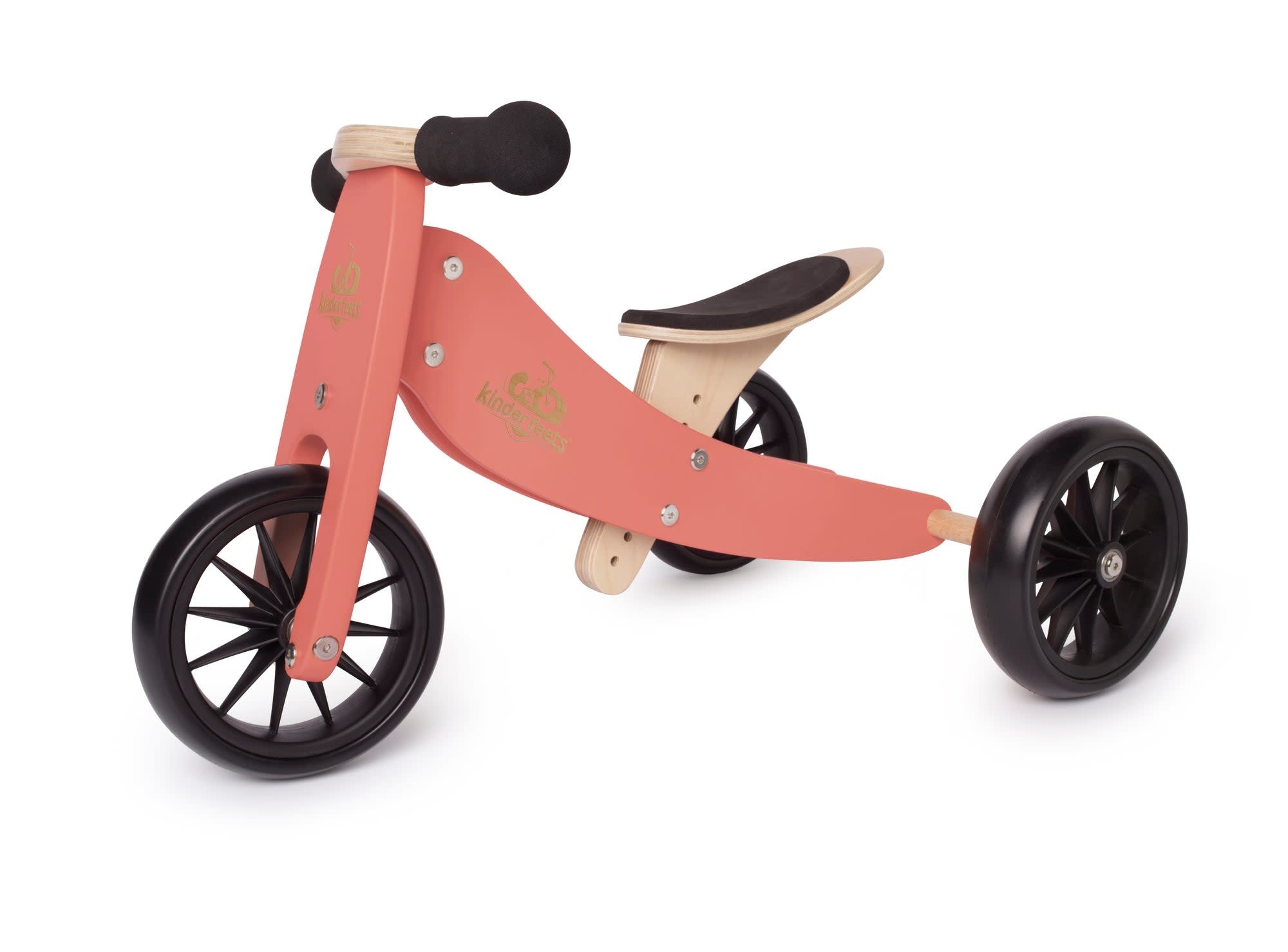 Kinderfeets Kinderfeets Tiny Tots Convertible Balance Bike Coral