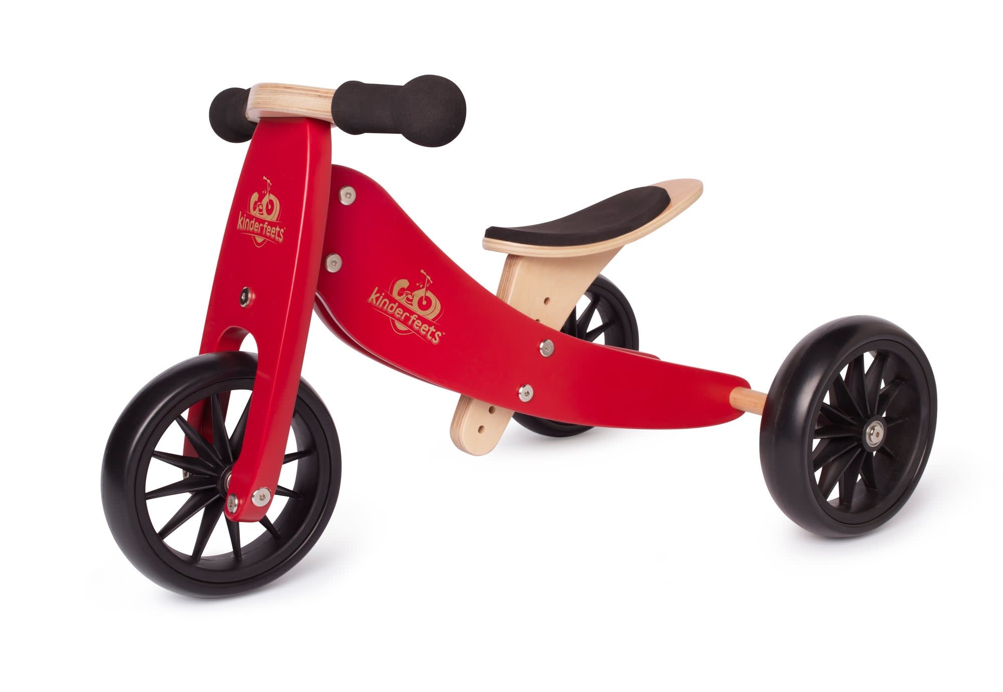 Kinderfeets Kinderfeets Tiny Tots Convertible Balance Bike Cherry Red