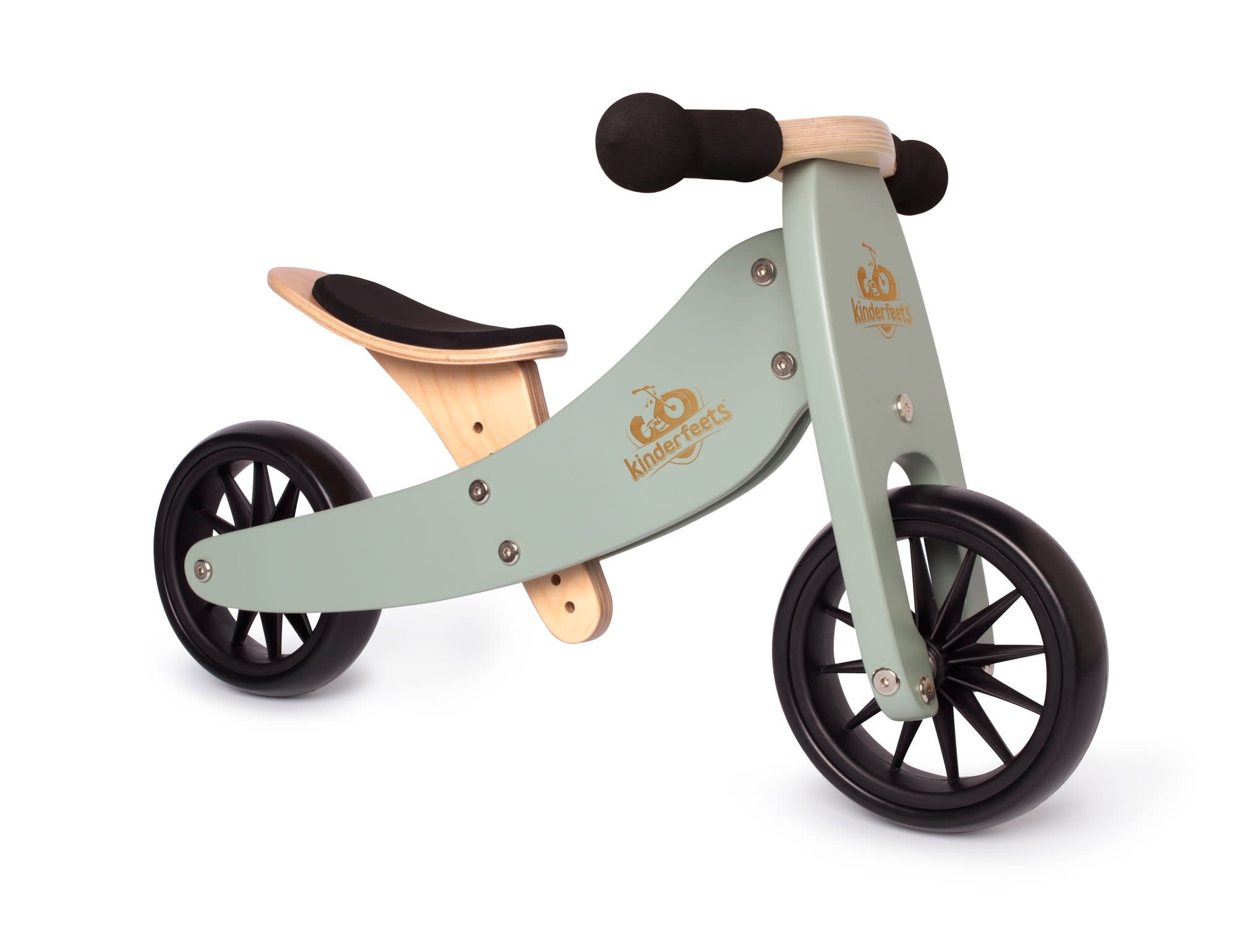 Kinderfeets Kinderfeets Tiny Tots Convertible Balance Bike Sage