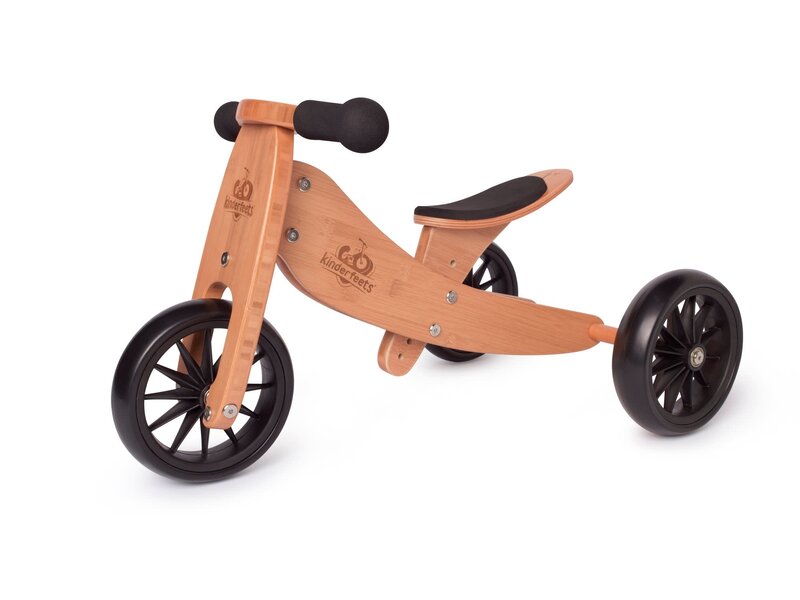 Kinderfeets Kinderfeets Tiny Tots Convertible Balance Bike Bamboo