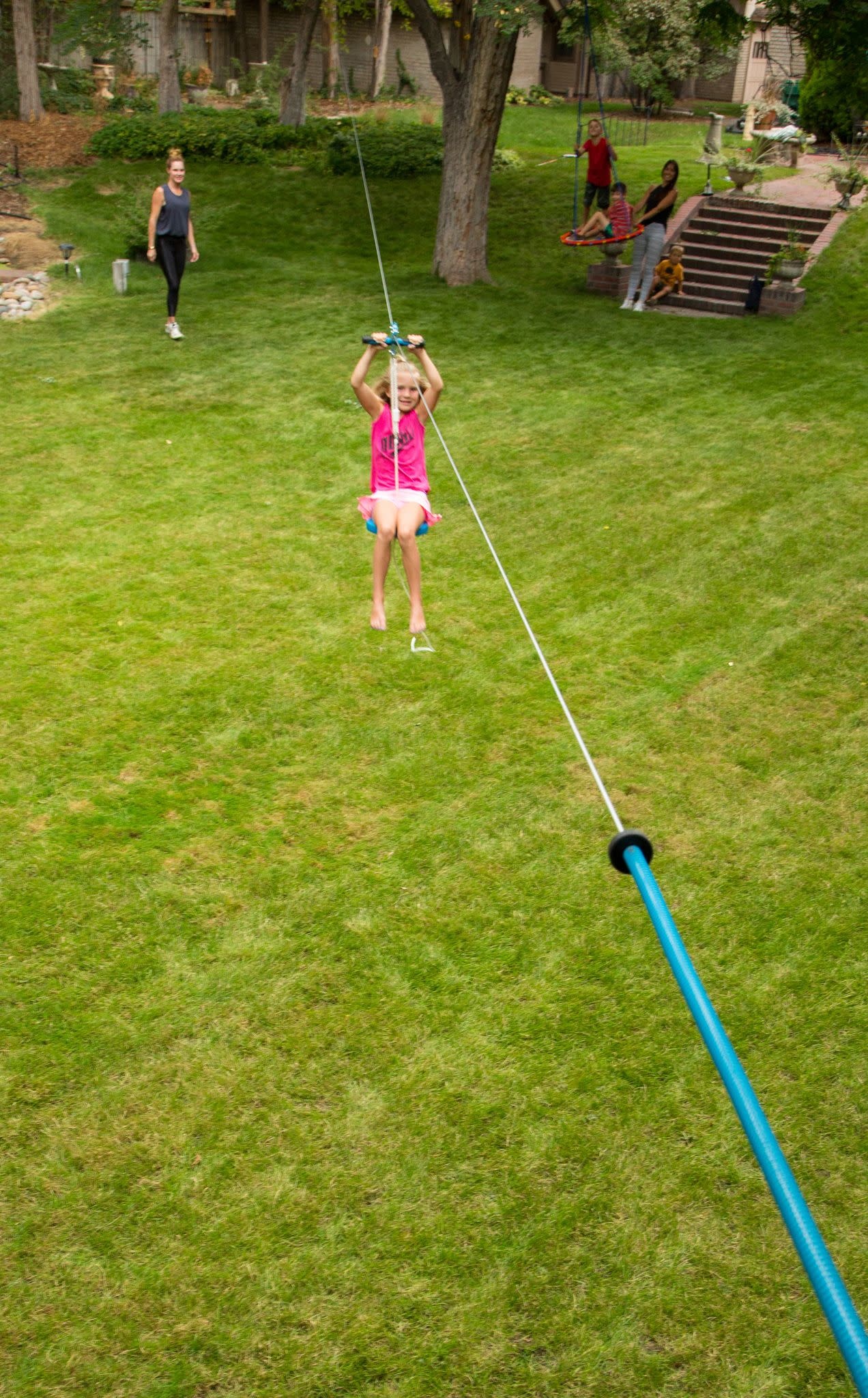 Slackers Slackers Hawk Zipline  70' with Seat and Spring Break