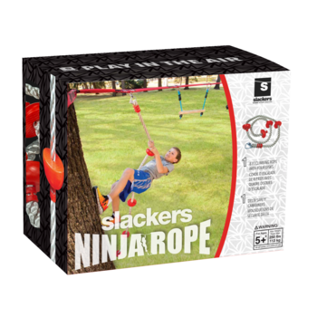 Slackers Slackers Ninja Climbing Rope 7' with Foot Holds