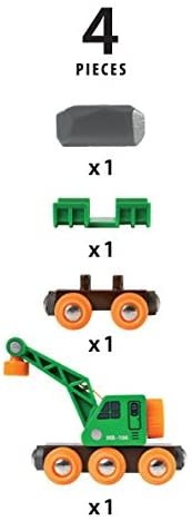 Brio Brio World Train Clever Crane Wagon