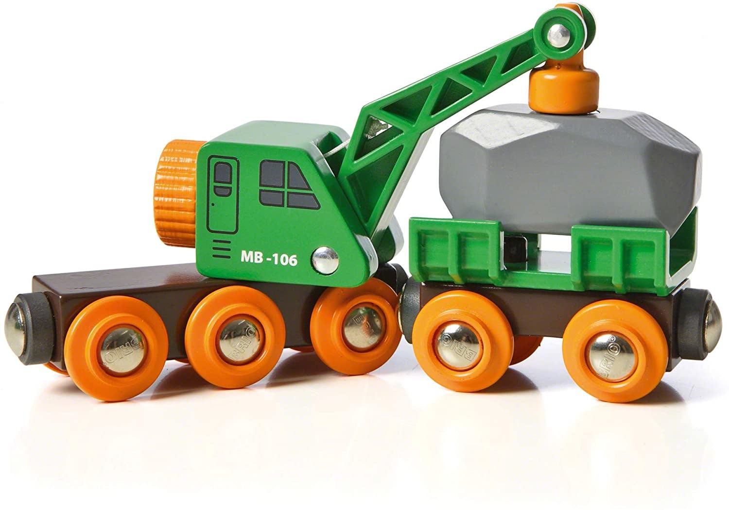 Brio Brio World Train Clever Crane Wagon