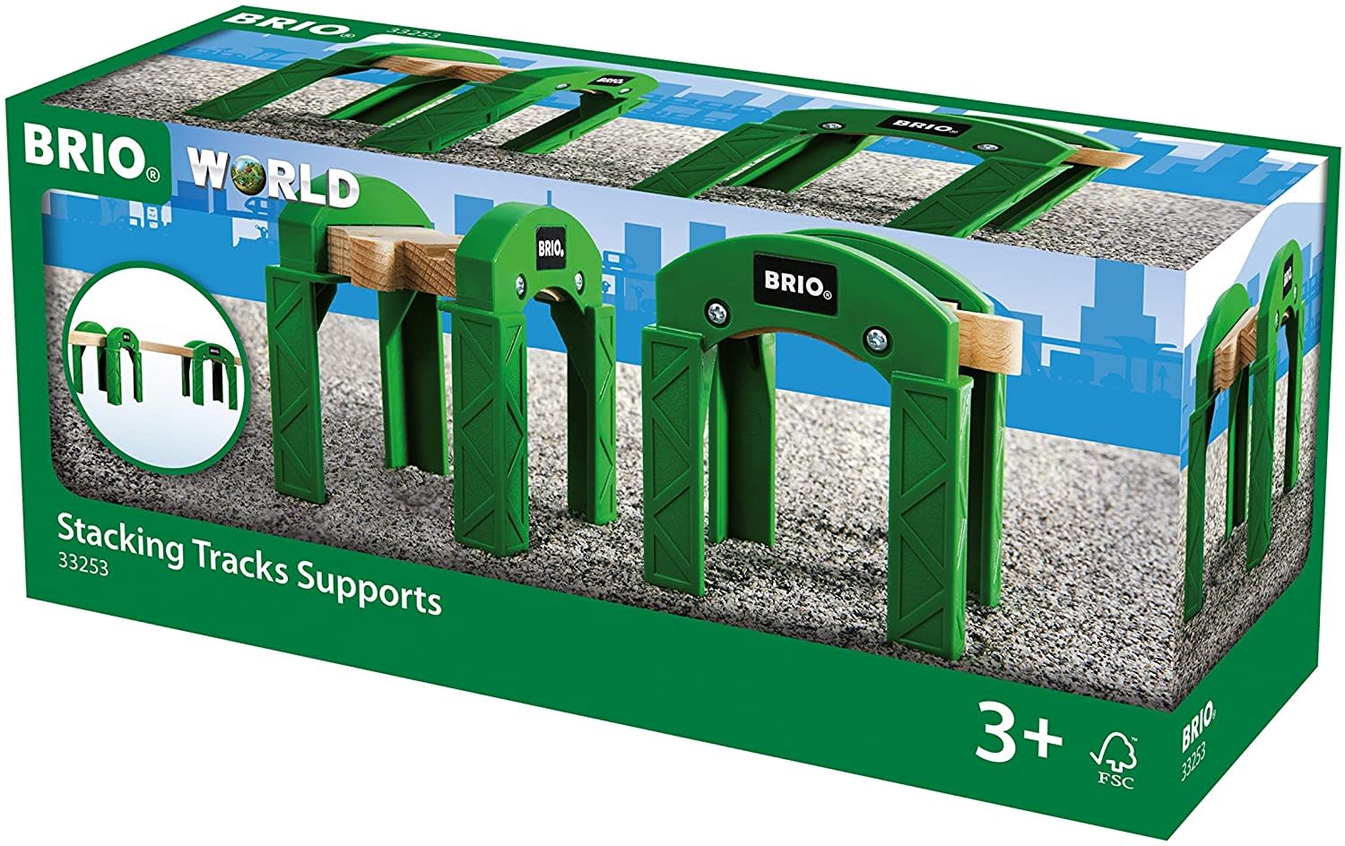 Brio Brio World Train Track Stacking Track Supports