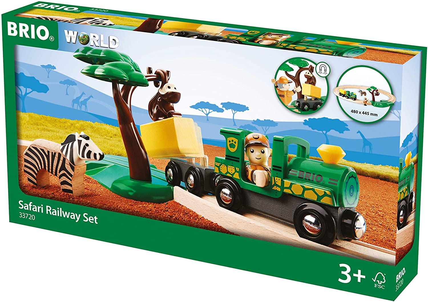 Brio Brio World Railway Safari Train Starter Set