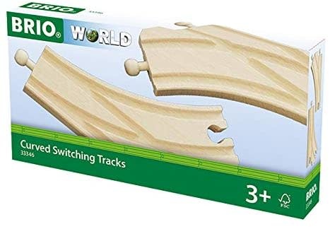 Brio Brio World Train Track Curved Switch Tracks