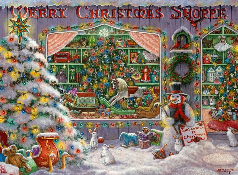 Ravensburger Puzzle 500pc Christmas Shop