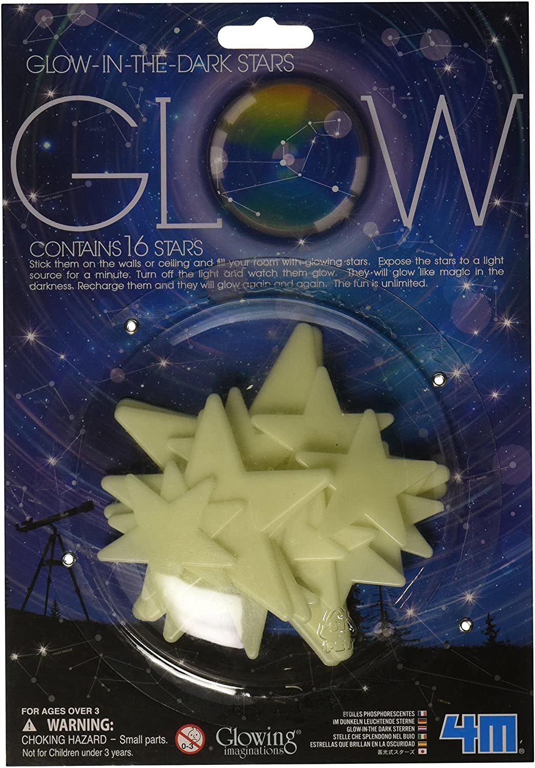 4M 4M Glow Adhesive Stars