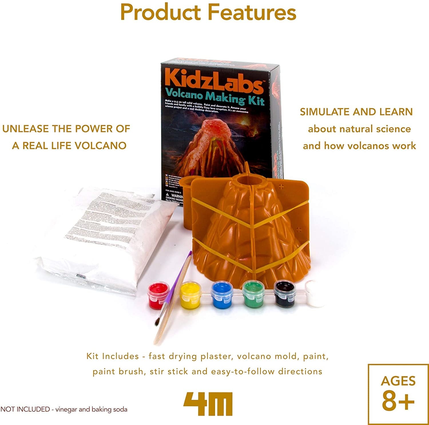 4M 4M Volcano Making Kit