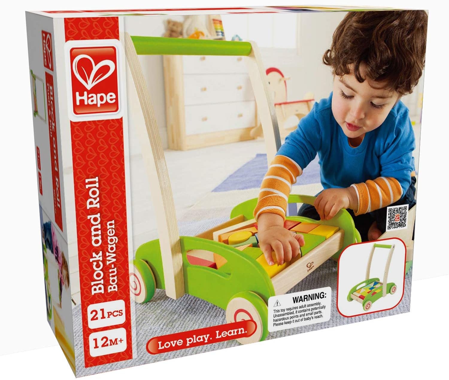 Hape Toys Hape Block & Roll