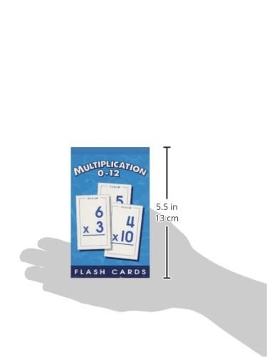 School Zone Flash Cards Multiplication 0-12
