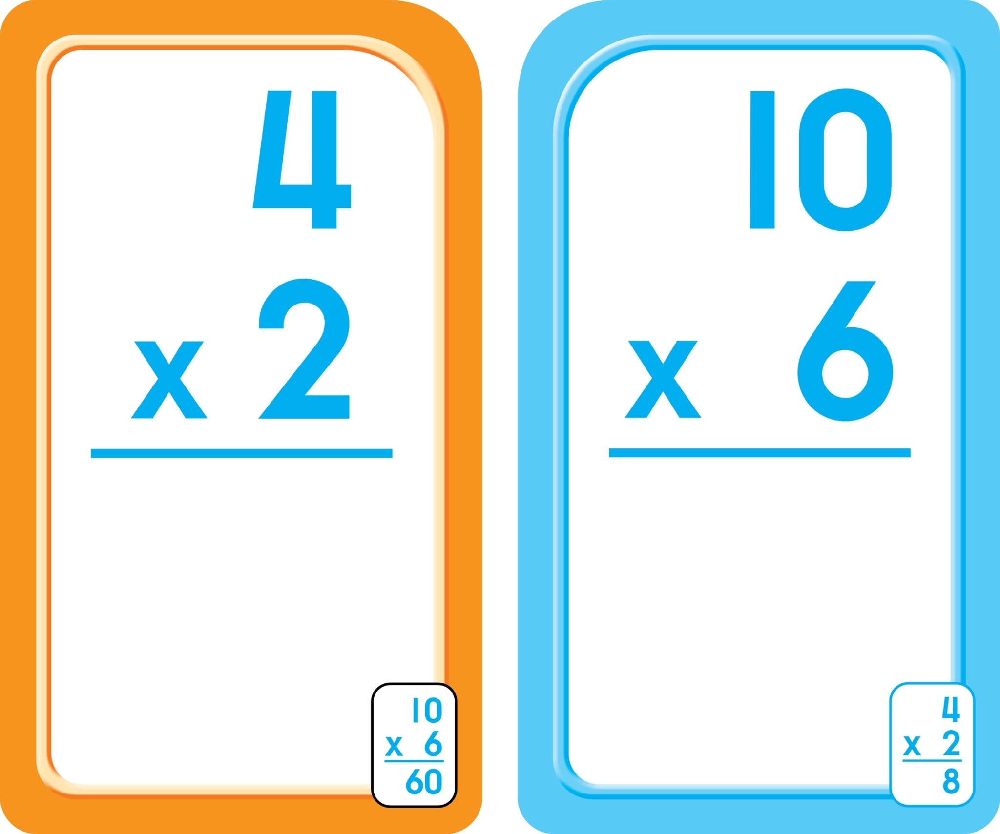 School Zone Flash Cards Multiplication 0-12