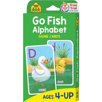 School Zone Flash Cards Go Fish Alphabet