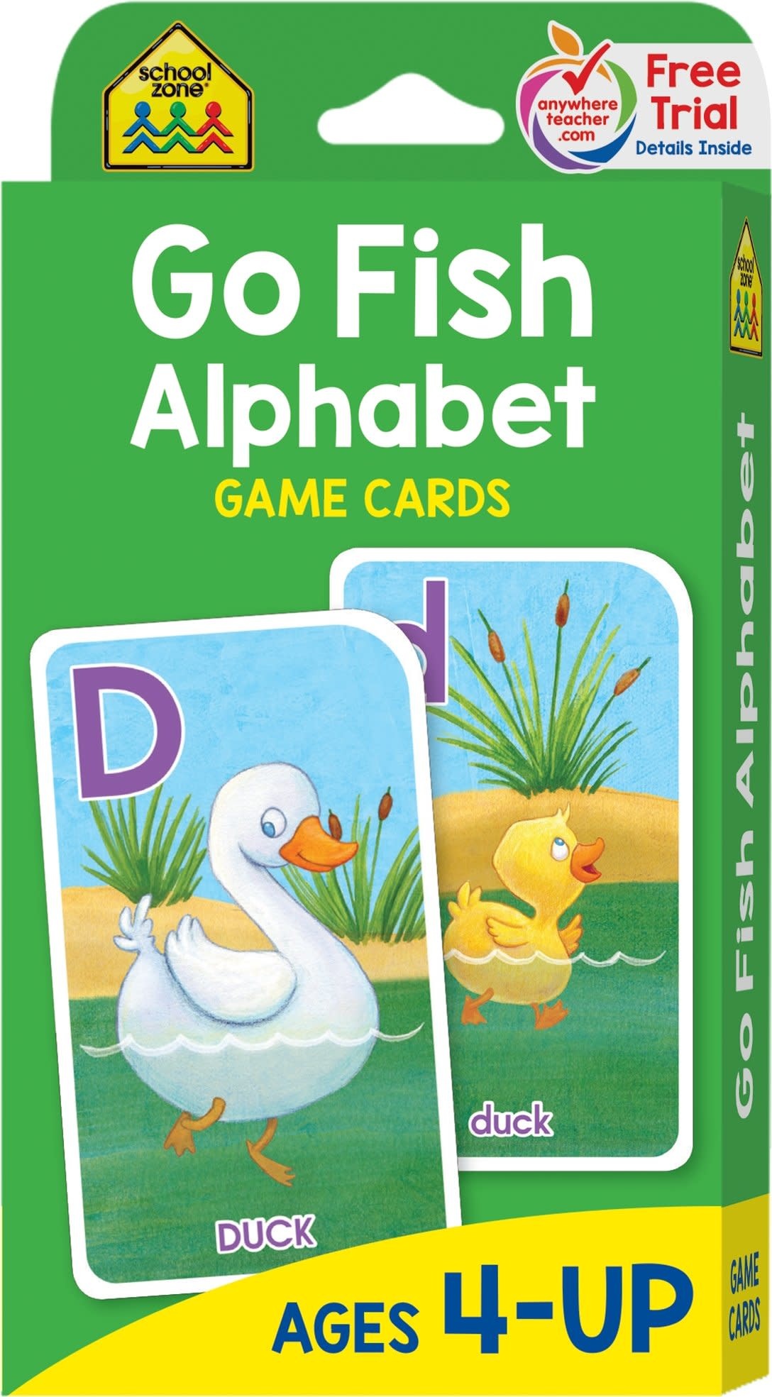 School Zone Flash Cards Go Fish Alphabet