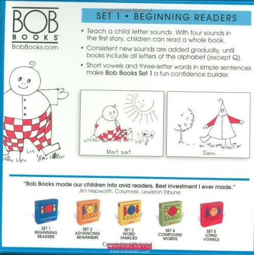 Scholastic Bob Books Set 1- Beginning Readers: Box Set